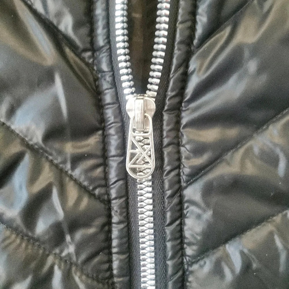 ZeroXposure Black Fitted Feminine Cut Puffer Bomber Jacket - Picture 2 of 6